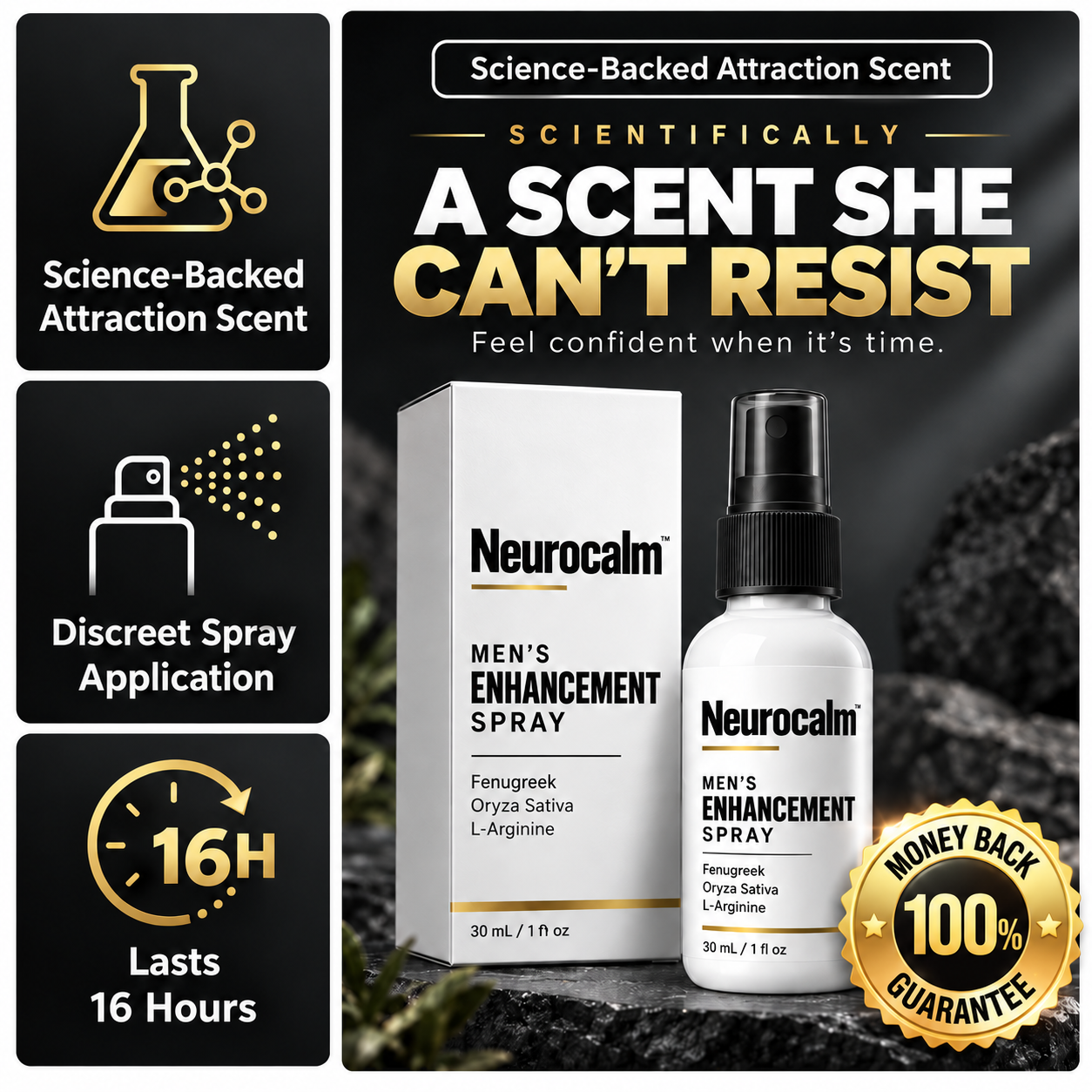 Neurocalm YourTurn™️ Men's Intimate Enhancement Spray